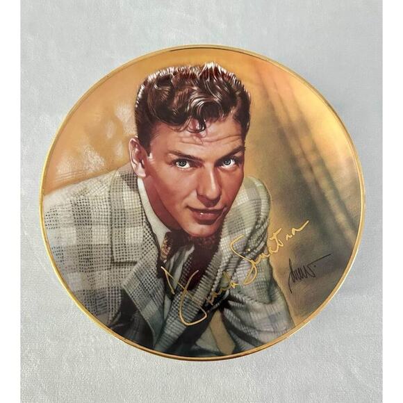 LOT OF 6 FRANK SINATRA FRANKLIN MINT LIMITED EDITION HEIRLOOM PORCELAIN PLATES - Picture 5 of 9